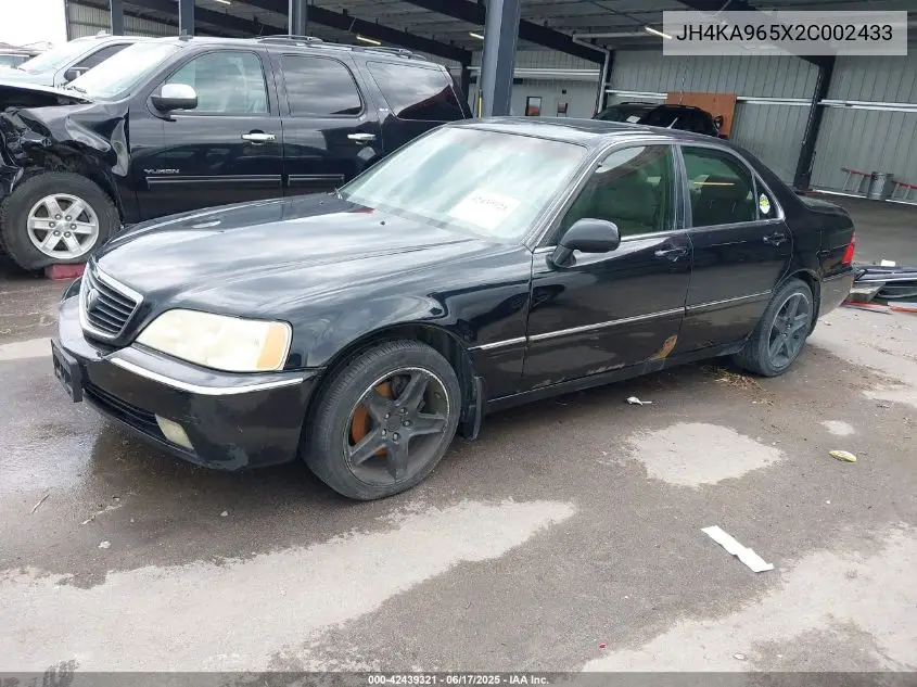 2002 Acura Rl 3.5 VIN: JH4KA965X2C002433 Lot: 42439321
