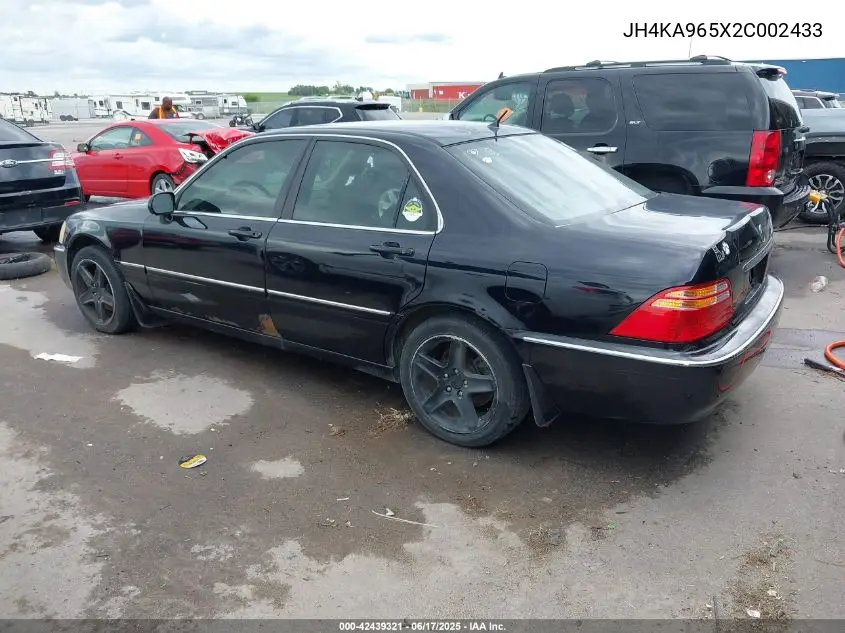 2002 Acura Rl 3.5 VIN: JH4KA965X2C002433 Lot: 42439321