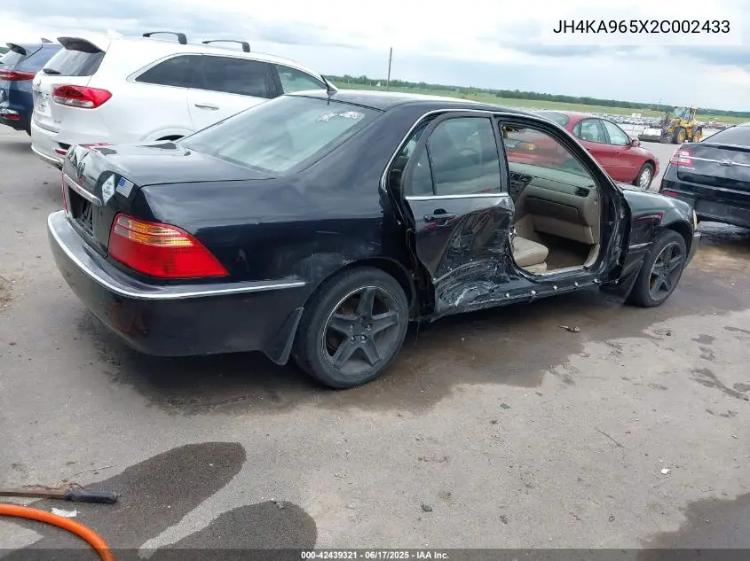 2002 Acura Rl 3.5 VIN: JH4KA965X2C002433 Lot: 42439321