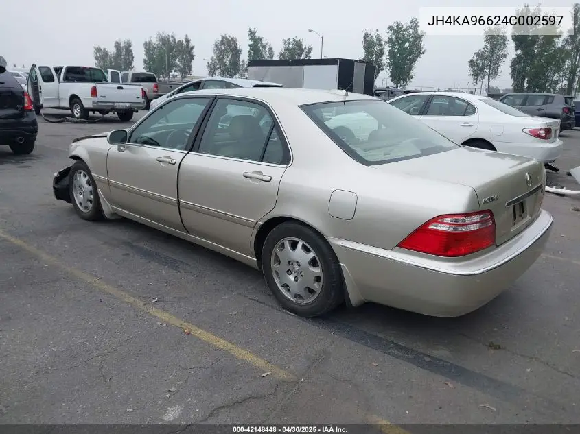 2004 Acura Rl 3.5 VIN: JH4KA96624C002597 Lot: 42148448