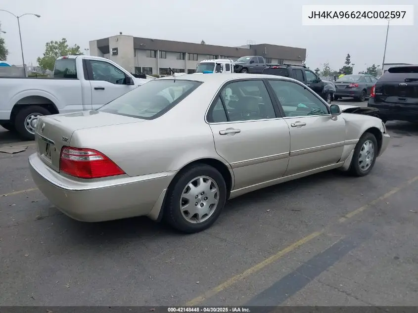 2004 Acura Rl 3.5 VIN: JH4KA96624C002597 Lot: 42148448