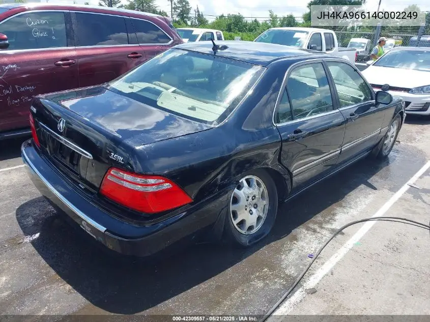 2004 Acura Rl 3.5 VIN: JH4KA96614C002249 Lot: 42309557
