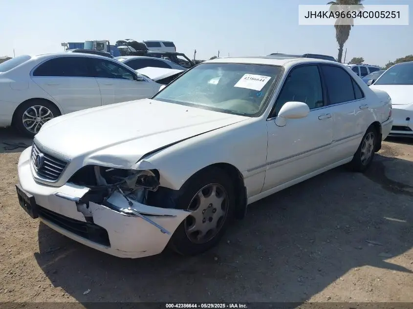 2004 Acura Rl 3.5 VIN: JH4KA96634C005251 Lot: 42386644
