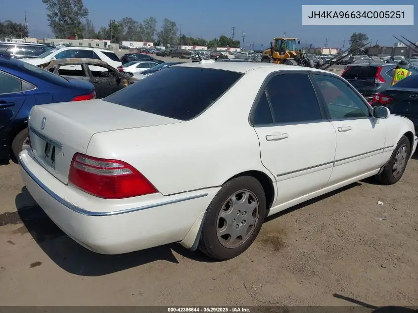 2004 Acura Rl 3.5 VIN: JH4KA96634C005251 Lot: 42386644