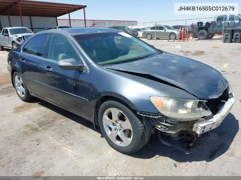 2005 Acura Rl 3.5 VIN: JH4KB16505C012679 Lot: 41976411