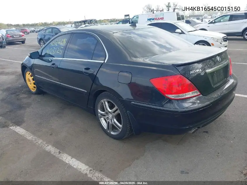 2005 Acura Rl 3.5 VIN: JH4KB16545C015150 Lot: 42126296