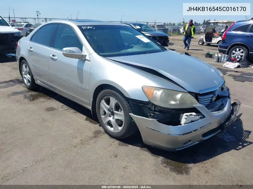 2005 Acura Rl 3.5 VIN: JH4KB16545C016170 Lot: 42164148