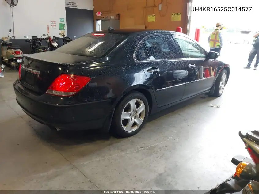 2005 Acura Rl 3.5 VIN: JH4KB16525C014577 Lot: 42191120