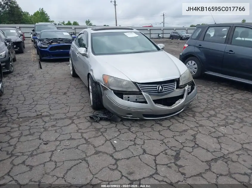 2005 Acura Rl 3.5 VIN: JH4KB16595C017766 Lot: 42209022