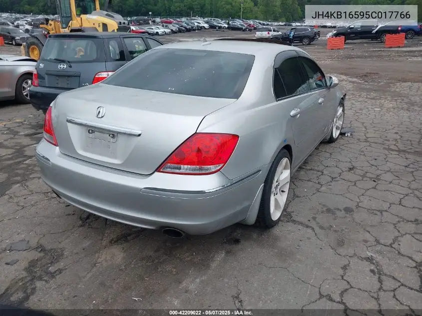 2005 Acura Rl 3.5 VIN: JH4KB16595C017766 Lot: 42209022