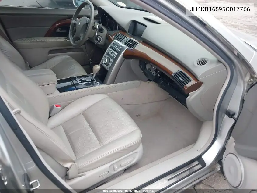 2005 Acura Rl 3.5 VIN: JH4KB16595C017766 Lot: 42209022