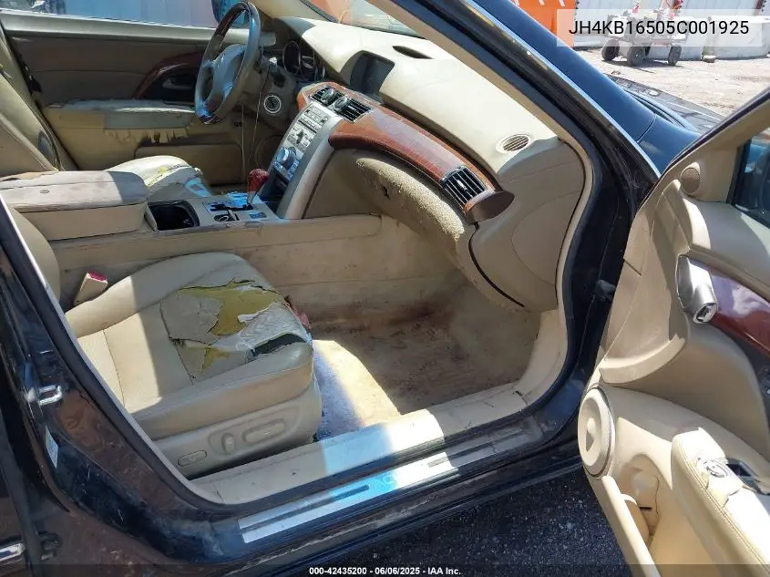 2005 Acura Rl 3.5 VIN: JH4KB16505C001925 Lot: 42435200