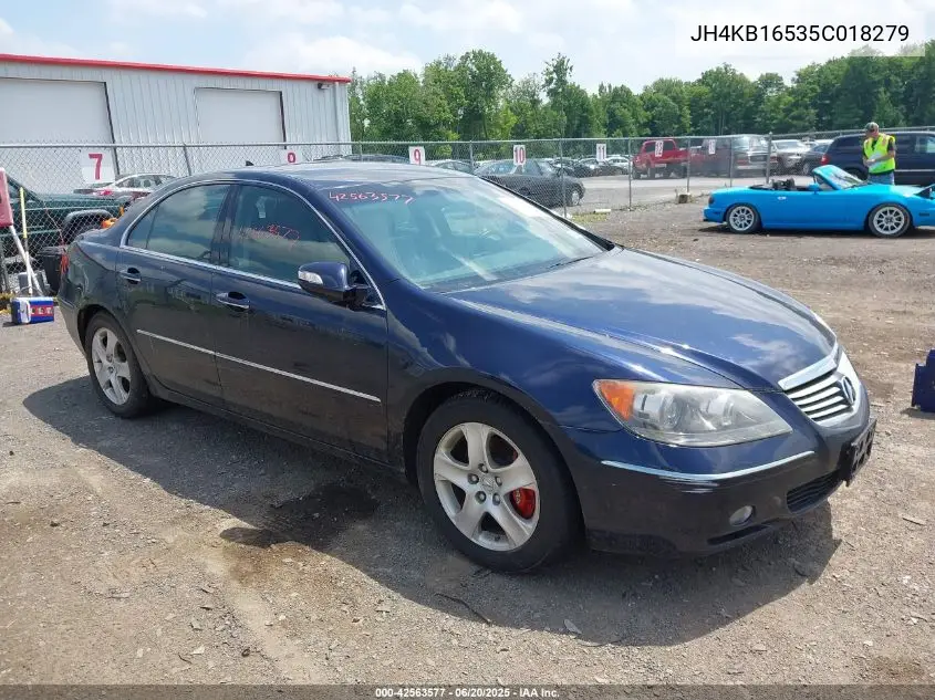 2005 Acura Rl 3.5 VIN: JH4KB16535C018279 Lot: 42563577