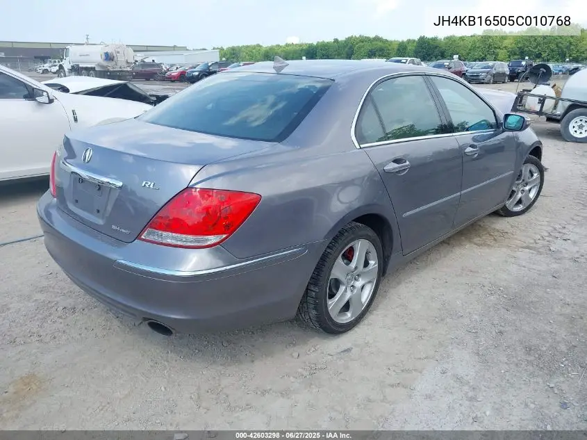 2005 Acura Rl 3.5 VIN: JH4KB16505C010768 Lot: 42603298