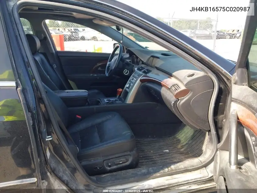 2005 Acura Rl 3.5 VIN: JH4KB16575C020987 Lot: 42604287