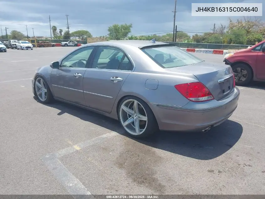 2005 Acura Rl 3.5 VIN: JH4KB16315C004640 Lot: 42612724