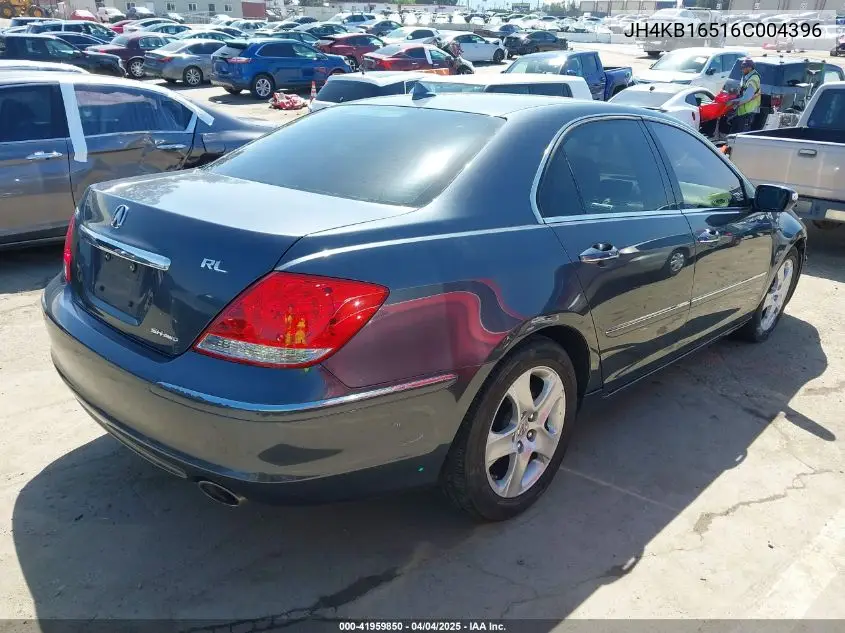 2006 Acura Rl 3.5 VIN: JH4KB16516C004396 Lot: 41959850