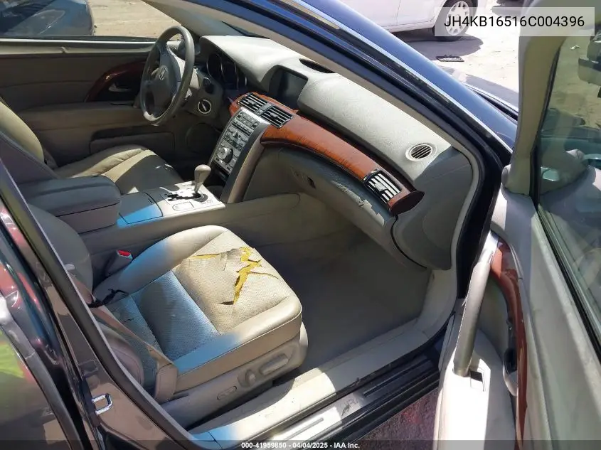 2006 Acura Rl 3.5 VIN: JH4KB16516C004396 Lot: 41959850