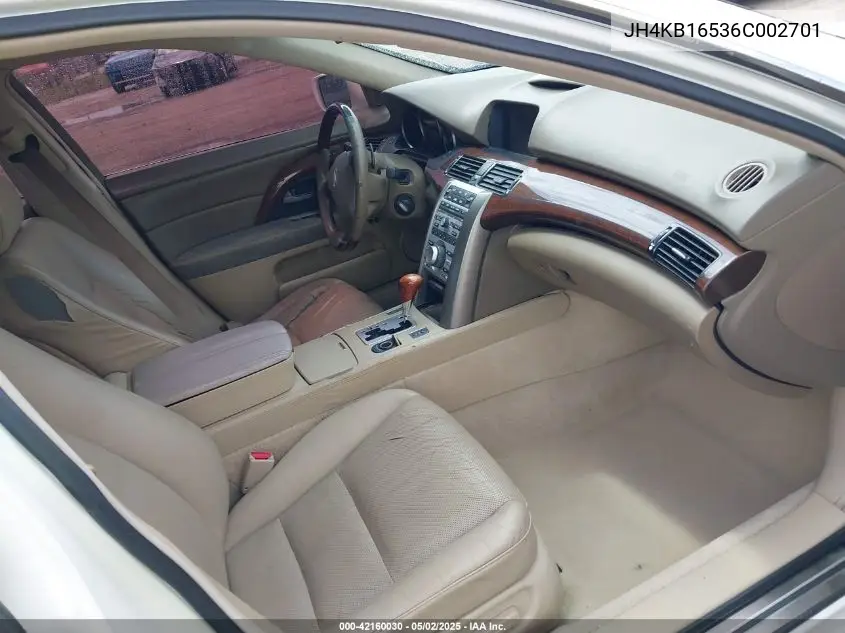 2006 Acura Rl 3.5 VIN: JH4KB16536C002701 Lot: 42160030