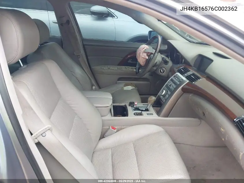 2006 Acura Rl 3.5 VIN: JH4KB16576C002362 Lot: 42364606