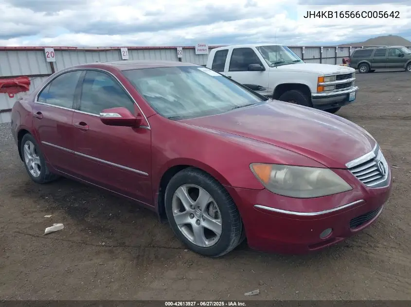 2006 Acura Rl 3.5 VIN: JH4KB16566C005642 Lot: 42613927