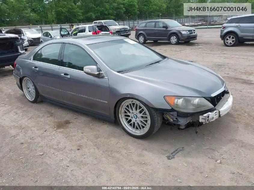 2007 Acura Rl 3.5 VIN: JH4KB16607C001046 Lot: 42143794