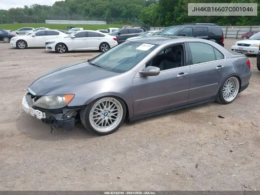 2007 Acura Rl 3.5 VIN: JH4KB16607C001046 Lot: 42143794