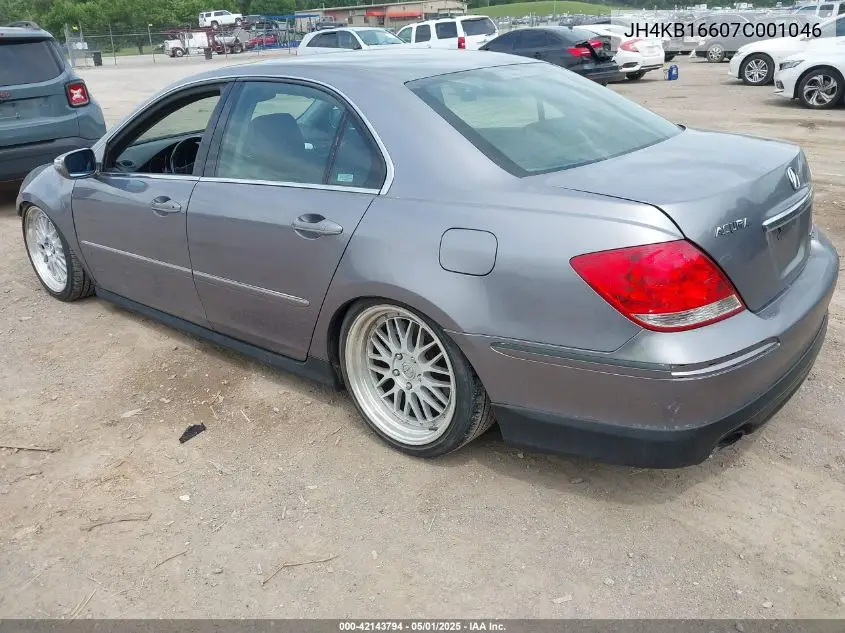 2007 Acura Rl 3.5 VIN: JH4KB16607C001046 Lot: 42143794