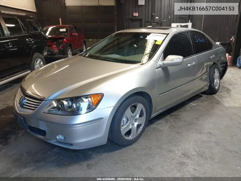 2007 Acura Rl 3.5 VIN: JH4KB16657C004153 Lot: 42206466