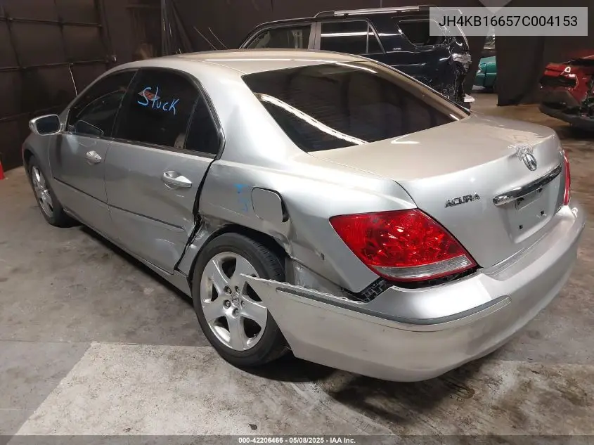 2007 Acura Rl 3.5 VIN: JH4KB16657C004153 Lot: 42206466