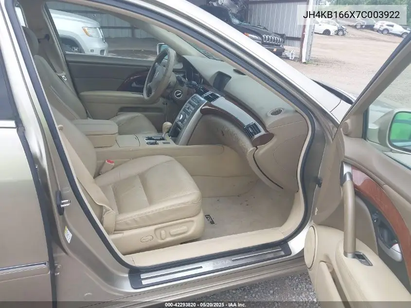 2007 Acura Rl 3.5 VIN: JH4KB166X7C003922 Lot: 42293820