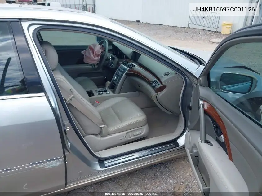 2007 Acura Rl 3.5 VIN: JH4KB16697C001126 Lot: 42574866