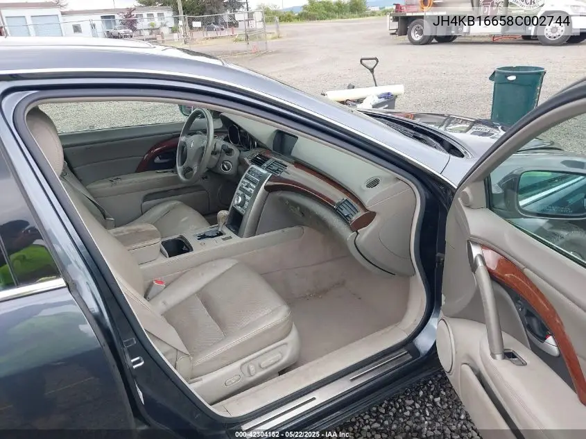 2008 Acura Rl 3.5 VIN: JH4KB16658C002744 Lot: 42304152