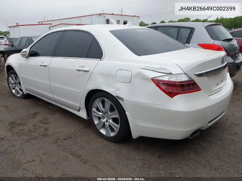 2009 Acura Rl 3.7 VIN: JH4KB26649C002399 Lot: 42136396