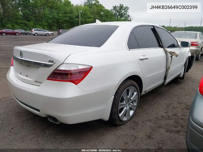 2009 Acura Rl 3.7 VIN: JH4KB26649C002399 Lot: 42136396