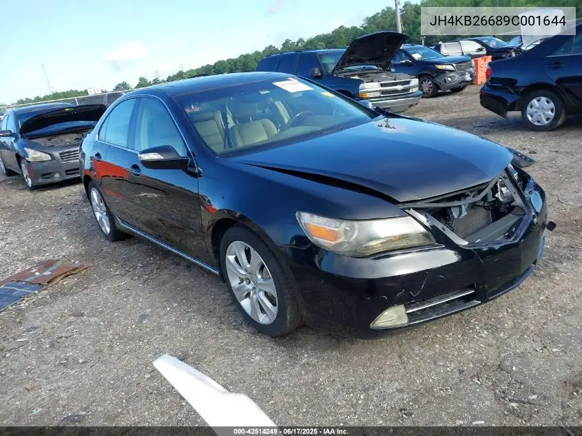 2009 Acura Rl 3.7 VIN: JH4KB26689C001644 Lot: 42514249