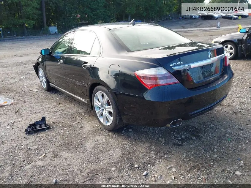 2009 Acura Rl 3.7 VIN: JH4KB26689C001644 Lot: 42514249