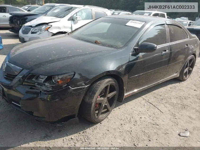 2010 Acura Rl 3.7 VIN: JH4KB2F61AC002333 Lot: 42492345