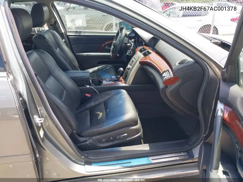 2010 Acura Rl 3.7 VIN: JH4KB2F67AC001378 Lot: 42537990