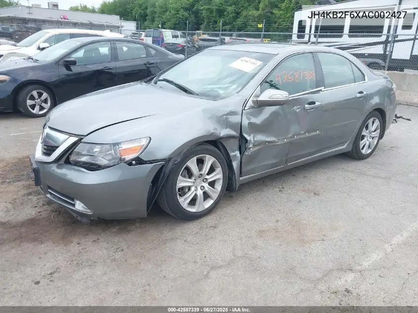 2010 Acura Rl 3.7 VIN: JH4KB2F6XAC002427 Lot: 42587339