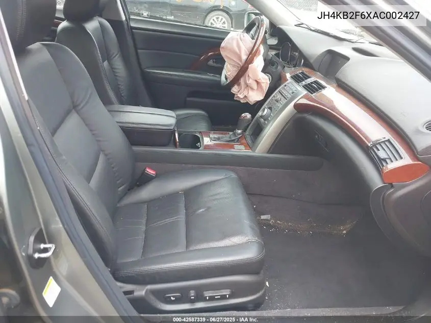 2010 Acura Rl 3.7 VIN: JH4KB2F6XAC002427 Lot: 42587339