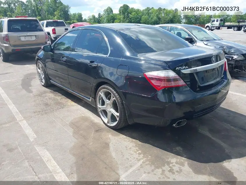 2011 Acura Rl 3.7 VIN: JH4KB2F61BC000373 Lot: 42198721