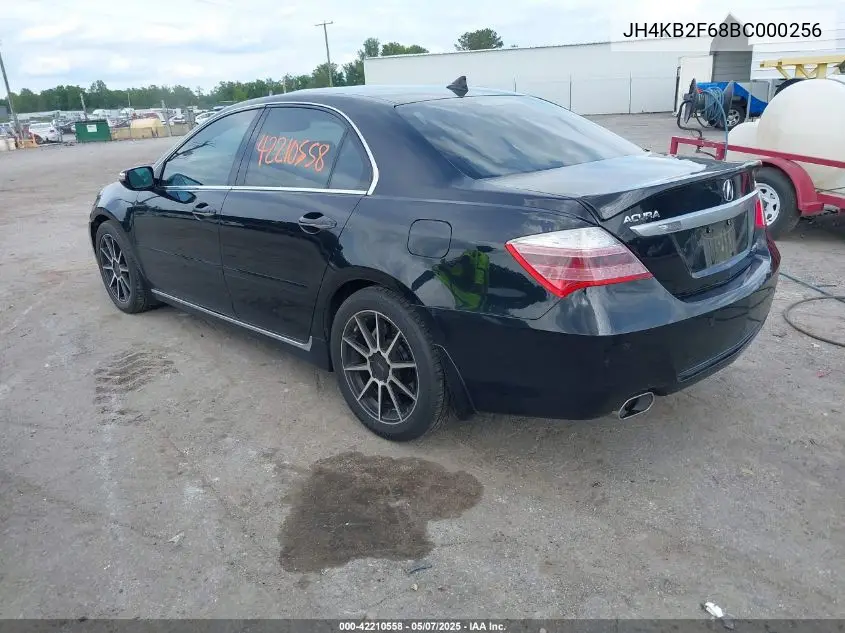 2011 Acura Rl 3.7 VIN: JH4KB2F68BC000256 Lot: 42210558