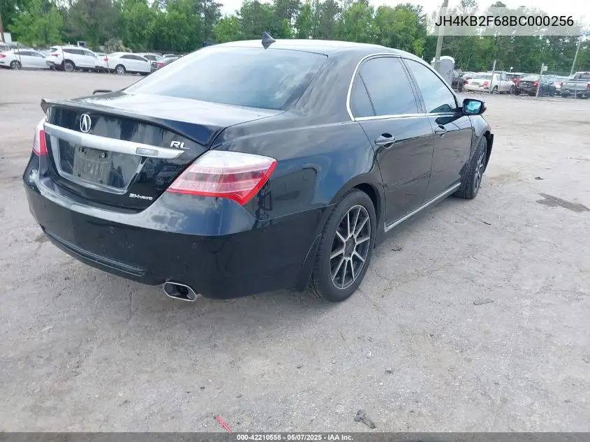 2011 Acura Rl 3.7 VIN: JH4KB2F68BC000256 Lot: 42210558