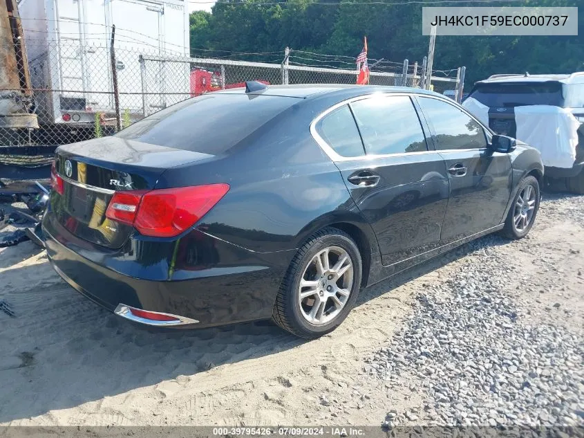 2014 Acura Rlx VIN: JH4KC1F59EC000737 Lot: 39795426