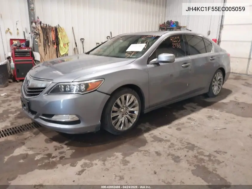 2014 Acura Rlx VIN: JH4KC1F55EC005059 Lot: 42052486