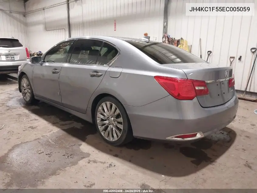 2014 Acura Rlx VIN: JH4KC1F55EC005059 Lot: 42052486