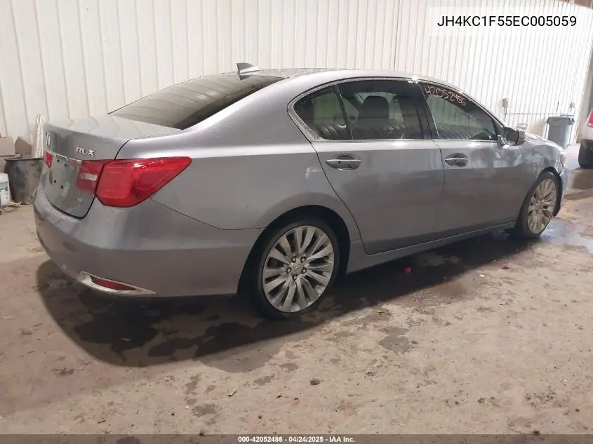 2014 Acura Rlx VIN: JH4KC1F55EC005059 Lot: 42052486