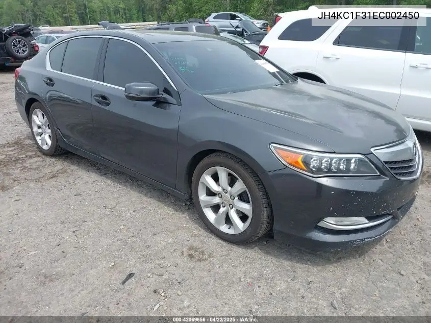 2014 Acura Rlx VIN: JH4KC1F31EC002450 Lot: 42069656
