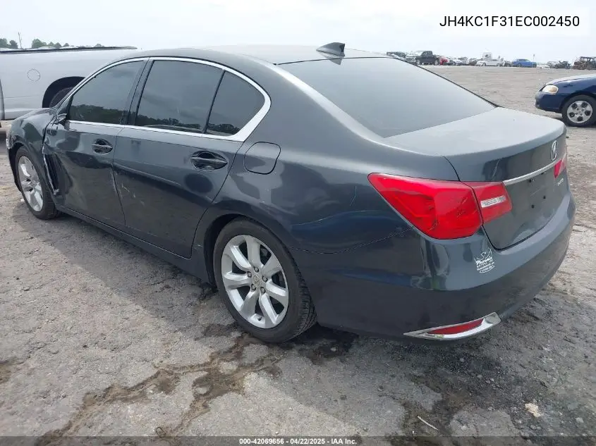 2014 Acura Rlx VIN: JH4KC1F31EC002450 Lot: 42069656